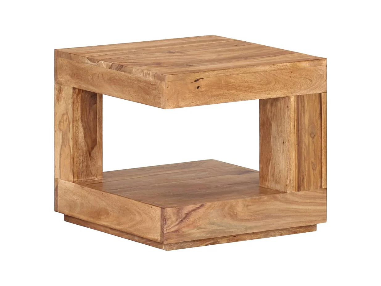 Table basse 45x45x40 cm Bois d'acacia massif