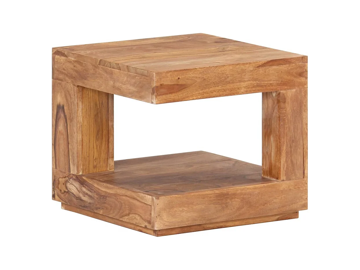 Table basse 45x45x40 cm Bois d'acacia massif