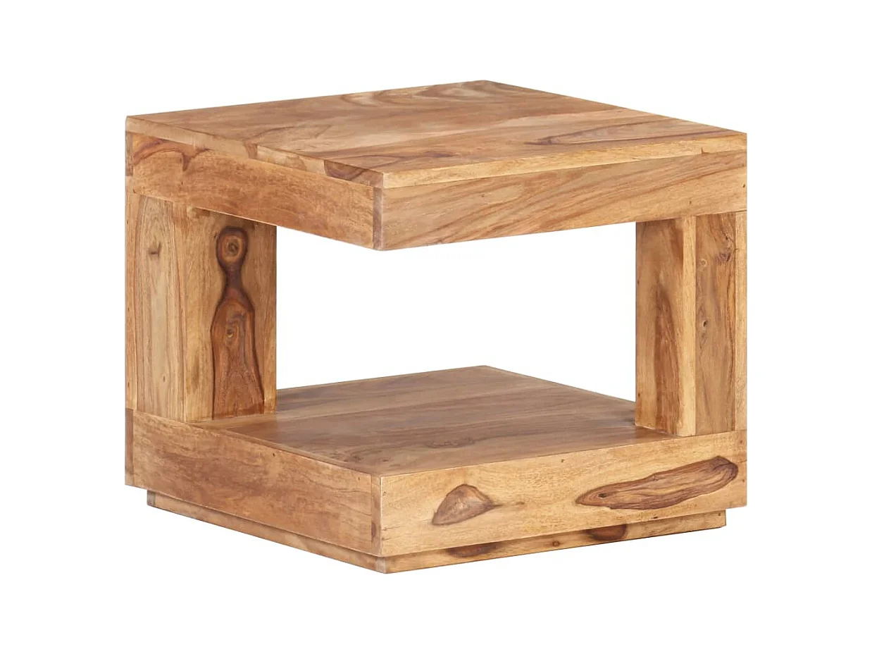 Table basse 45x45x40 cm Bois d'acacia massif