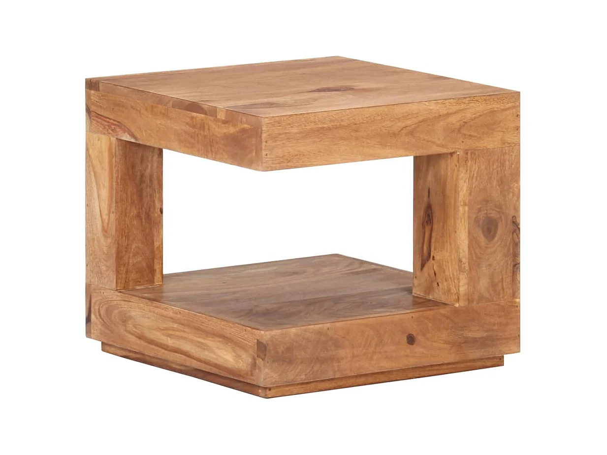 Table basse 45x45x40 cm Bois d'acacia massif