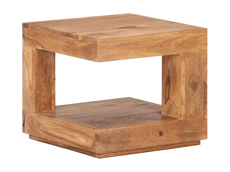 Table basse 45x45x40 cm Bois d'acacia massif