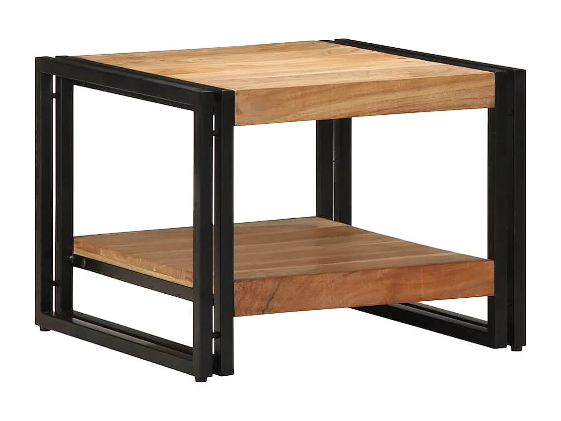 Couchtisch 50x50x38 cm massives Akazienholz