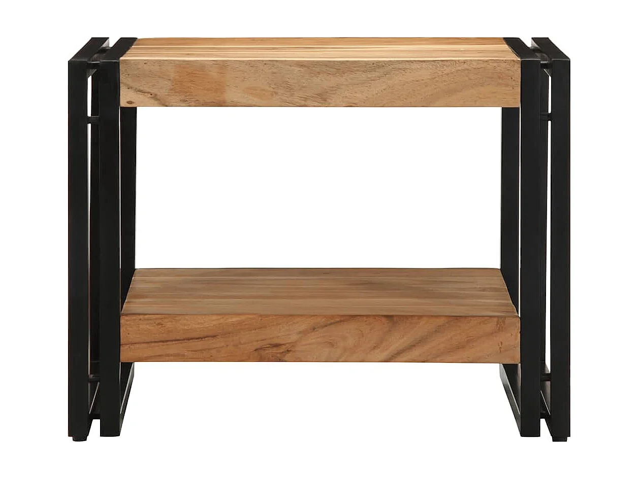 Couchtisch 50x50x38 cm massives Akazienholz