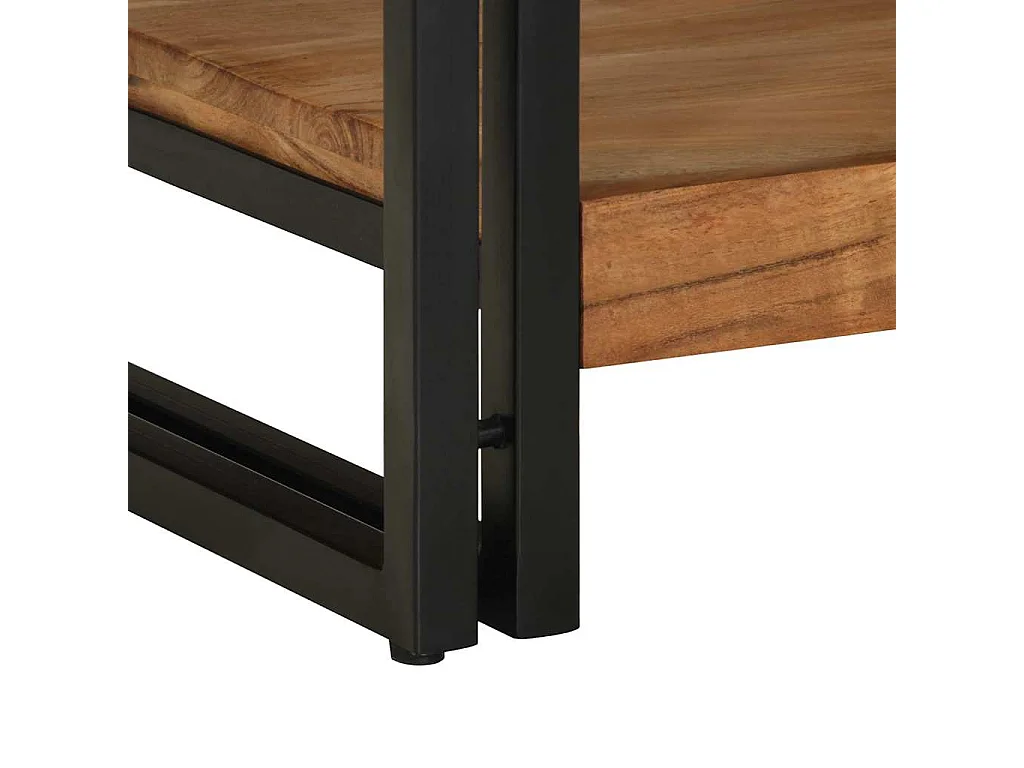 Couchtisch 50x50x38 cm massives Akazienholz