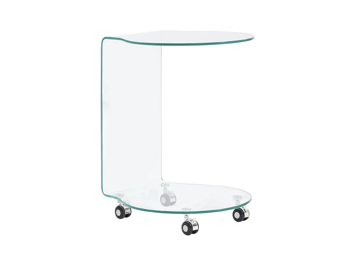 Table basse 45x40x58 cm Verre trempé