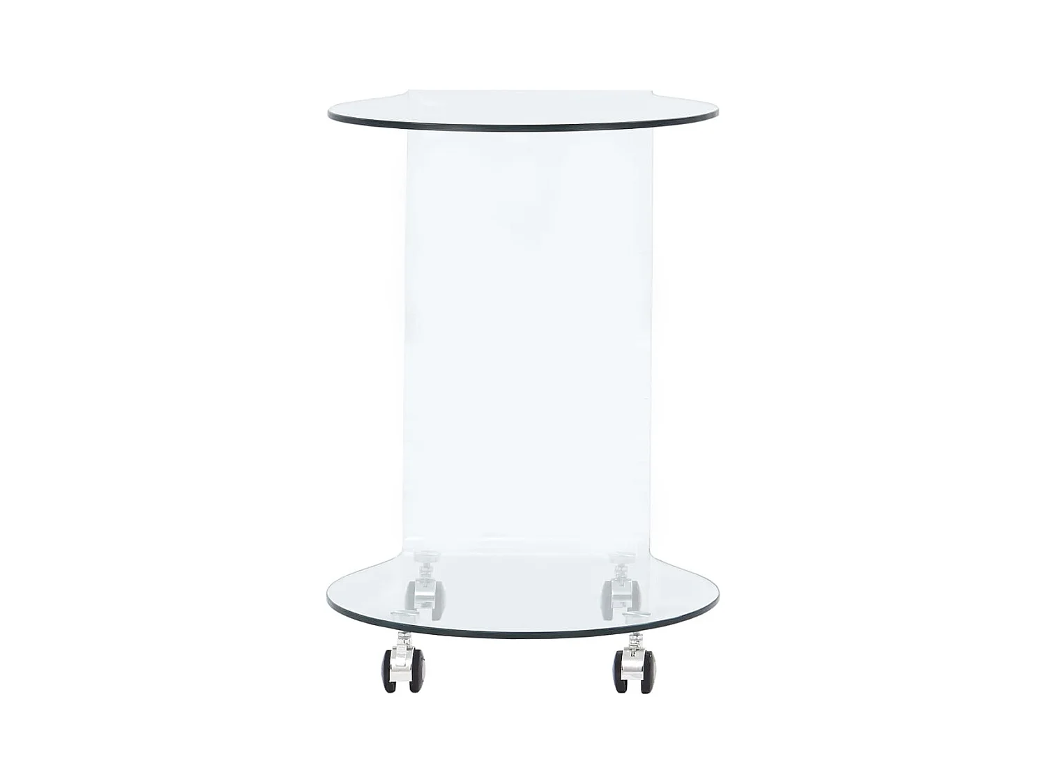 Table basse 45x40x58 cm Verre trempé