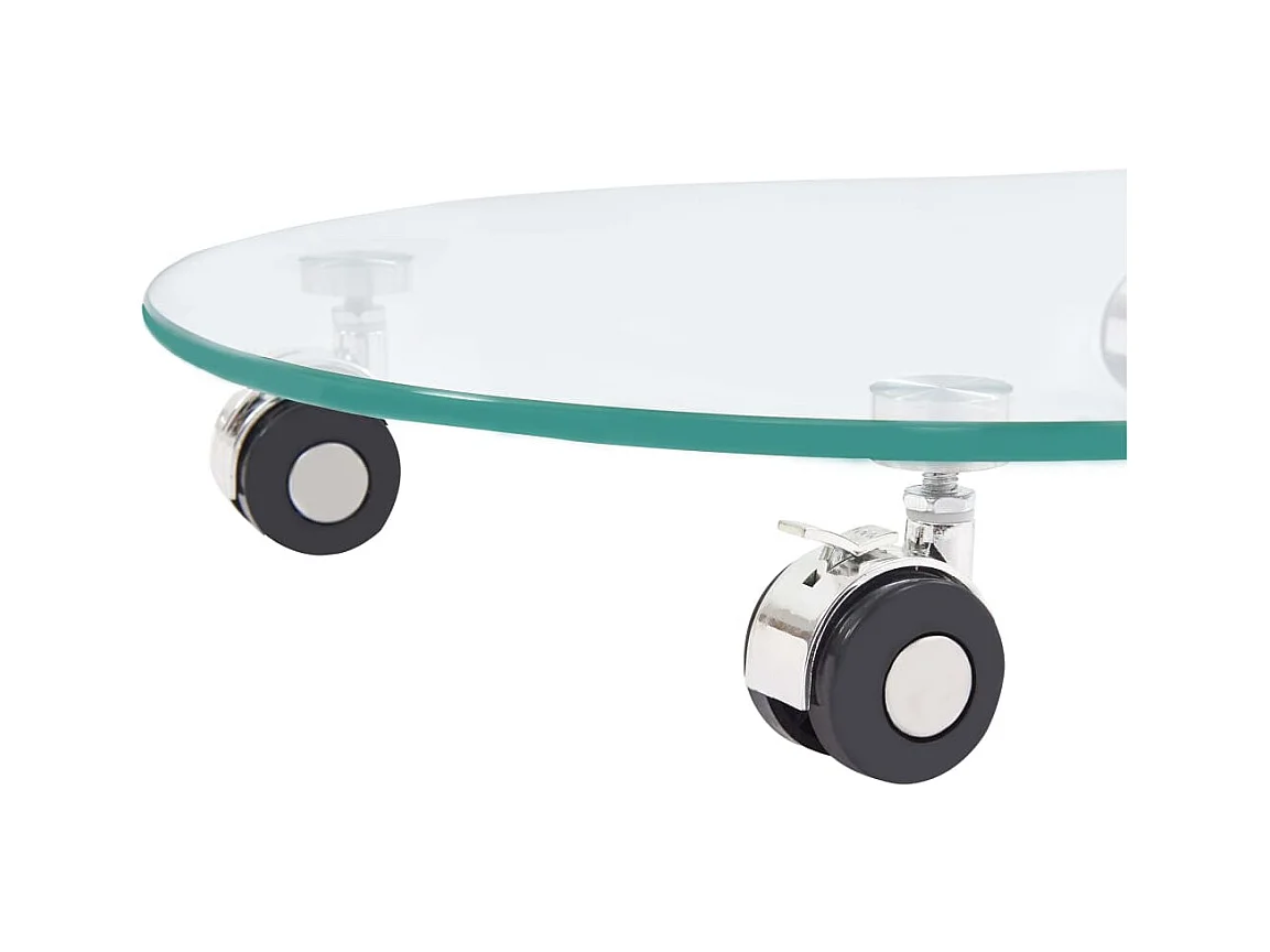 Table basse 45x40x58 cm Verre trempé