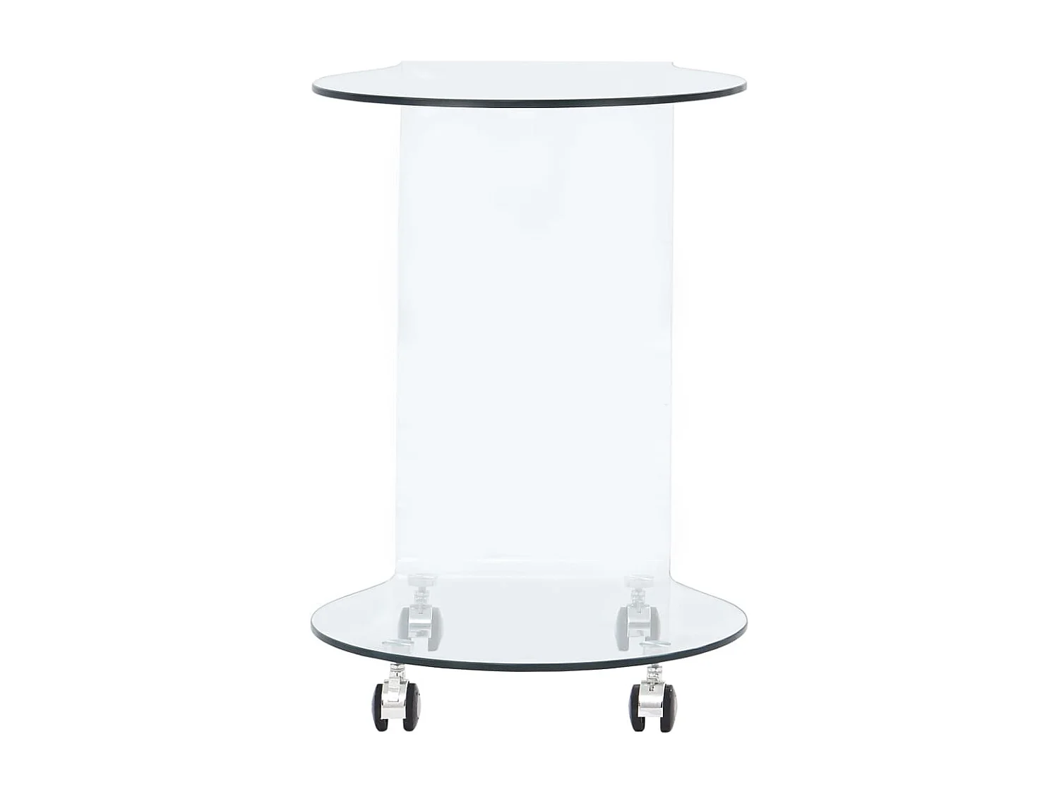 Table basse 45x40x58 cm Verre trempé