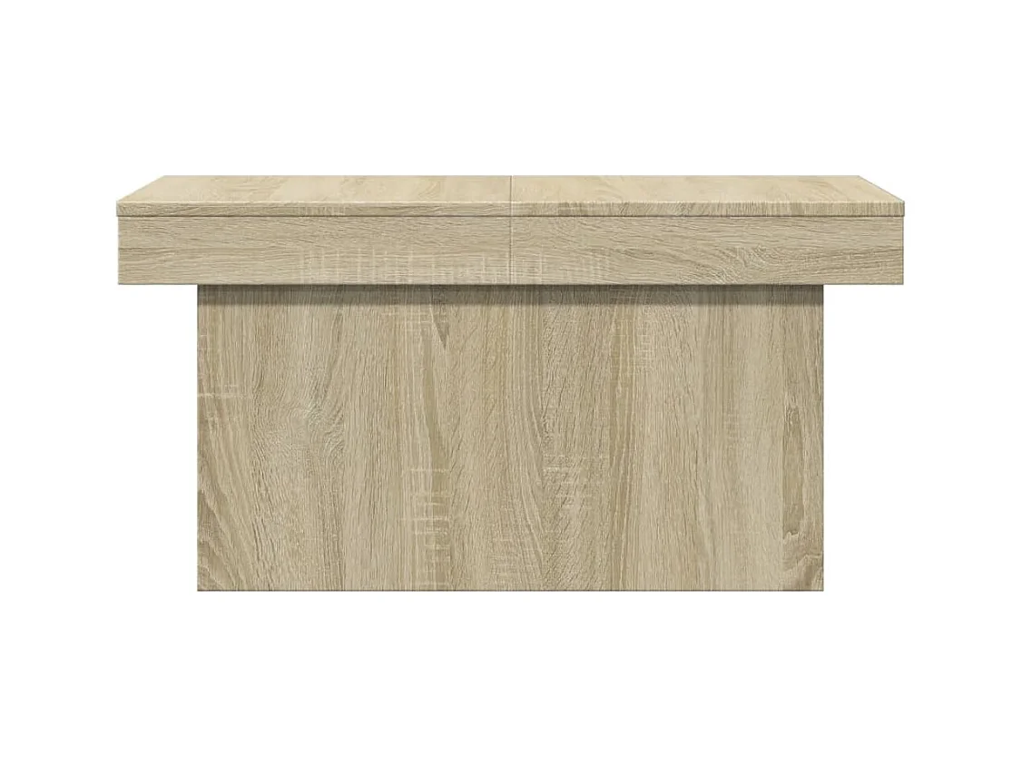 Table basse chêne sonoma 100x55x40 cm bois d'ingénierie