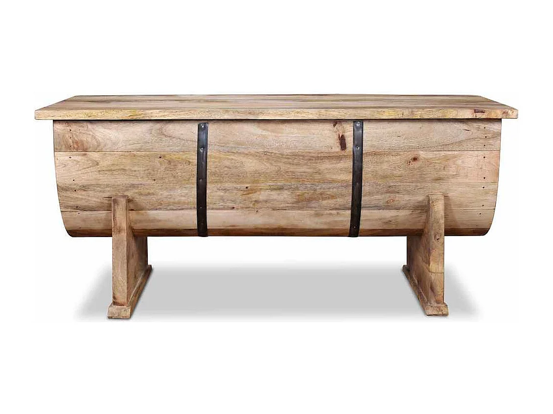 Table basse Bois de manguier massif 88x50x40 cm