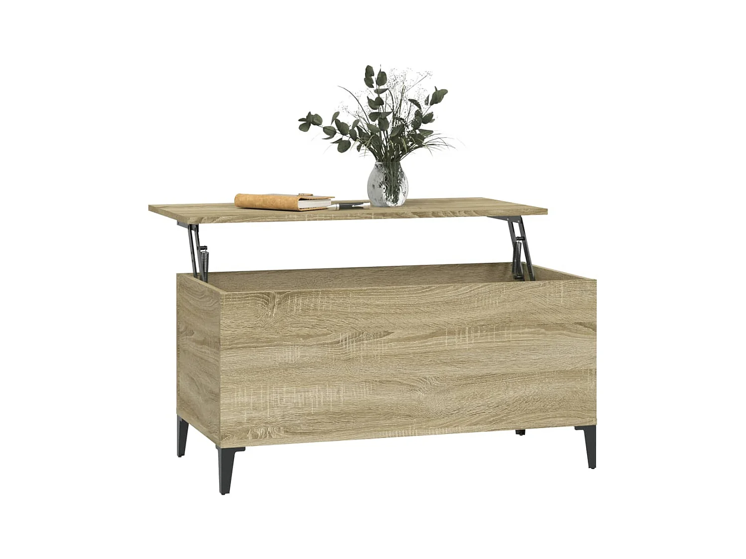 Table basse Chêne sonoma 90x44,5x45 cm Bois d'ingénierie