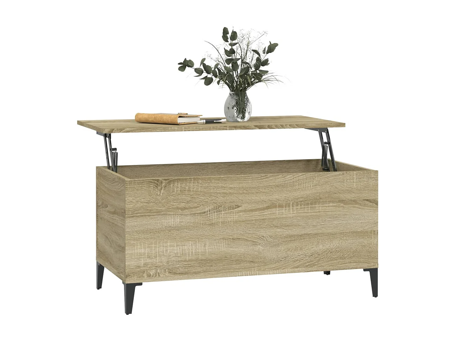 Table basse Chêne sonoma 90x44,5x45 cm Bois d'ingénierie