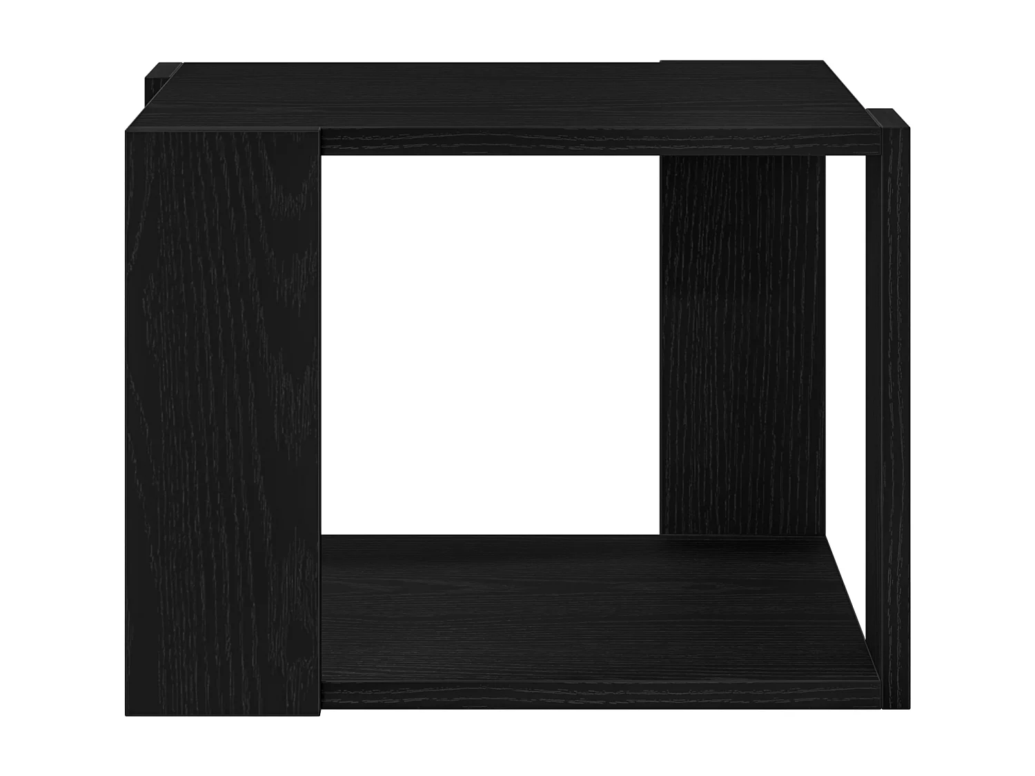 Table basse Chêne noir 40x40x30 cm Bois reconstitué