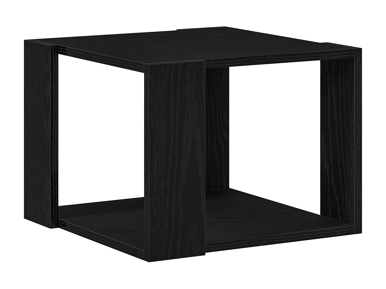 Table basse Chêne noir 40x40x30 cm Bois reconstitué