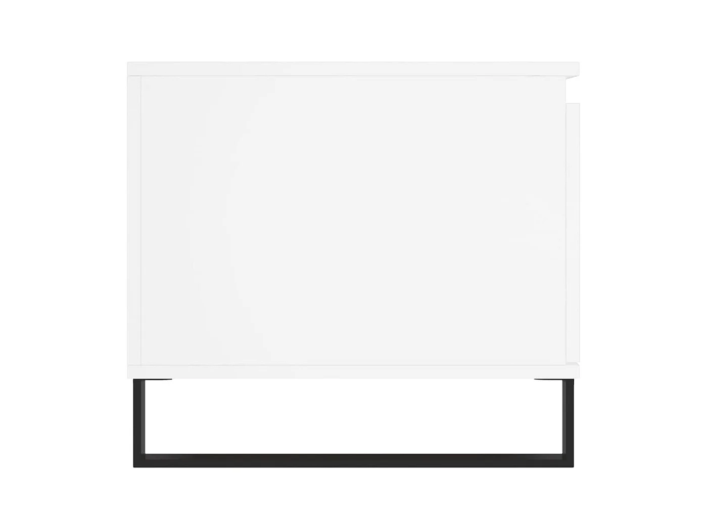 Table basse Blanc 100x50x45 cm Bois d'ingénierie