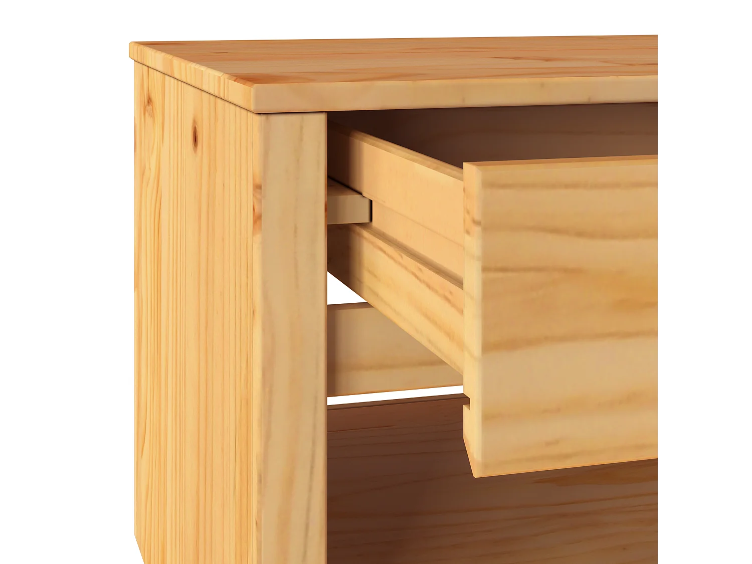 Table basse "DRAMMEN" 99x55x45 cm en bois massif de pin