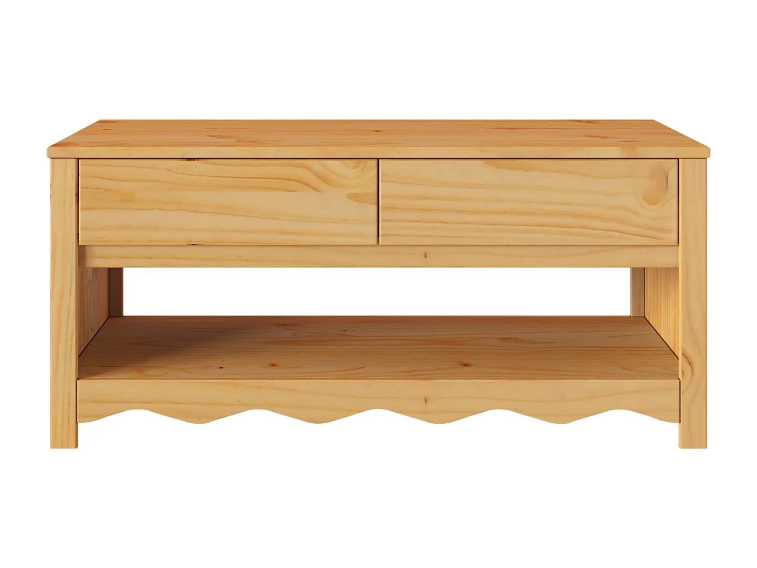 "DRAMMEN" salontafel 99x55x45 cm in massief grenenhout