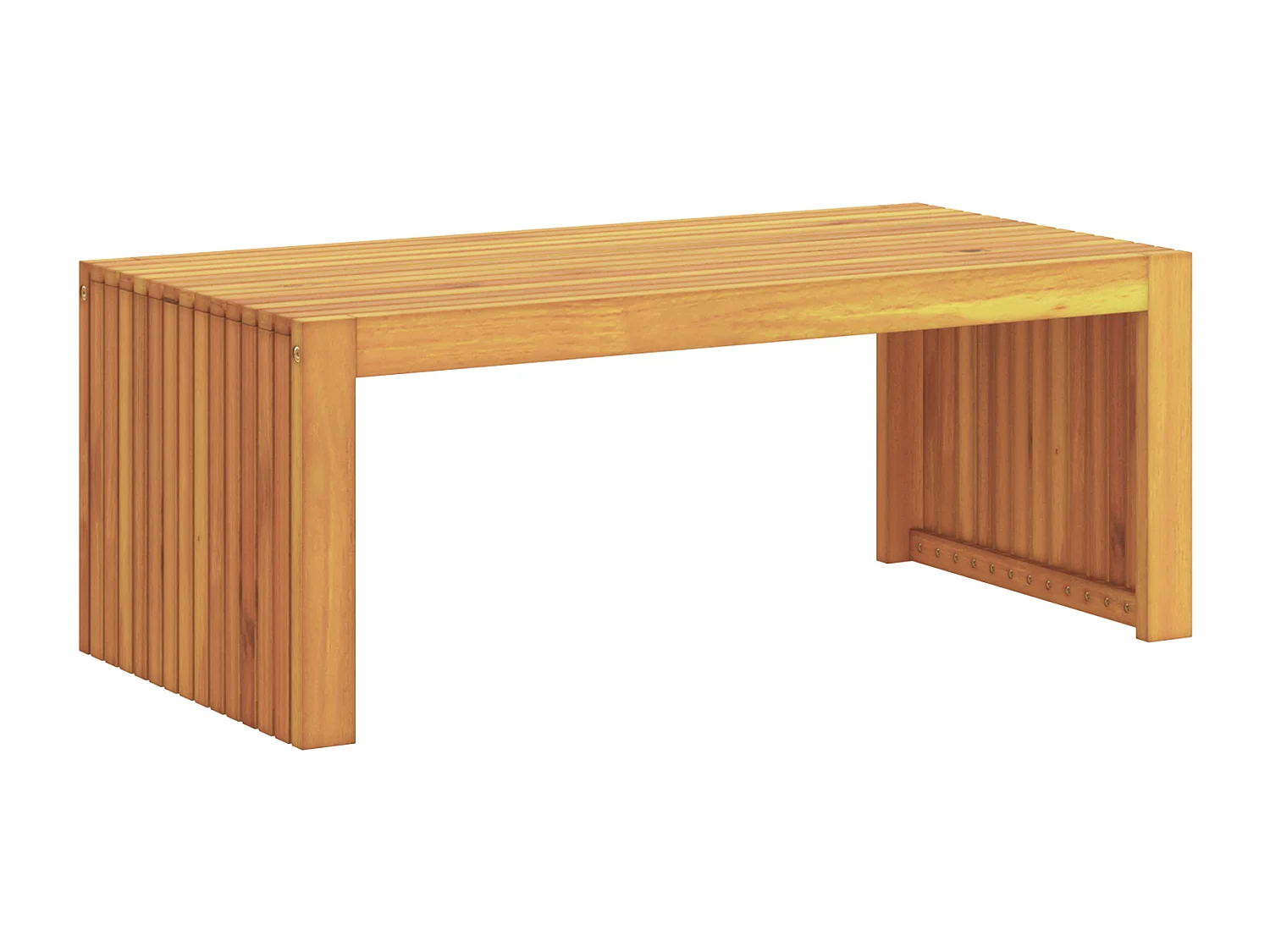 Table Basse de Jardin 90x45x35 cm Bois Massif Acacia