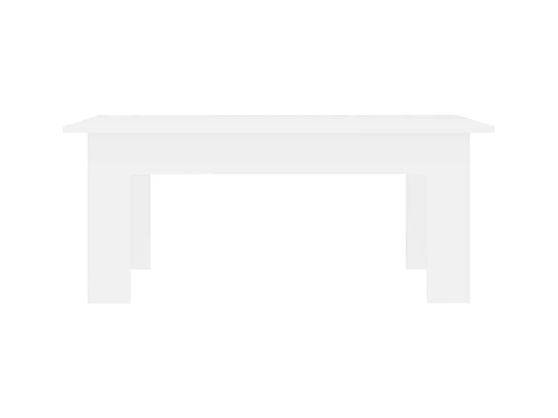 Table basse Blanc 100x60x42 cm Bois d'ingénierie