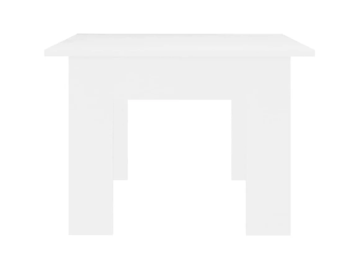Table basse Blanc 100x60x42 cm Bois d'ingénierie