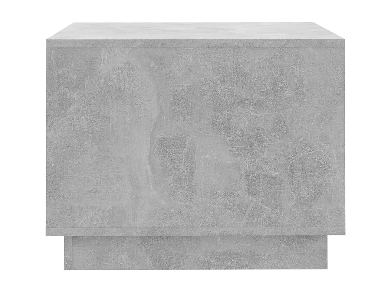 Table basse gris béton 55x55x43 cm bois d'ingénierie