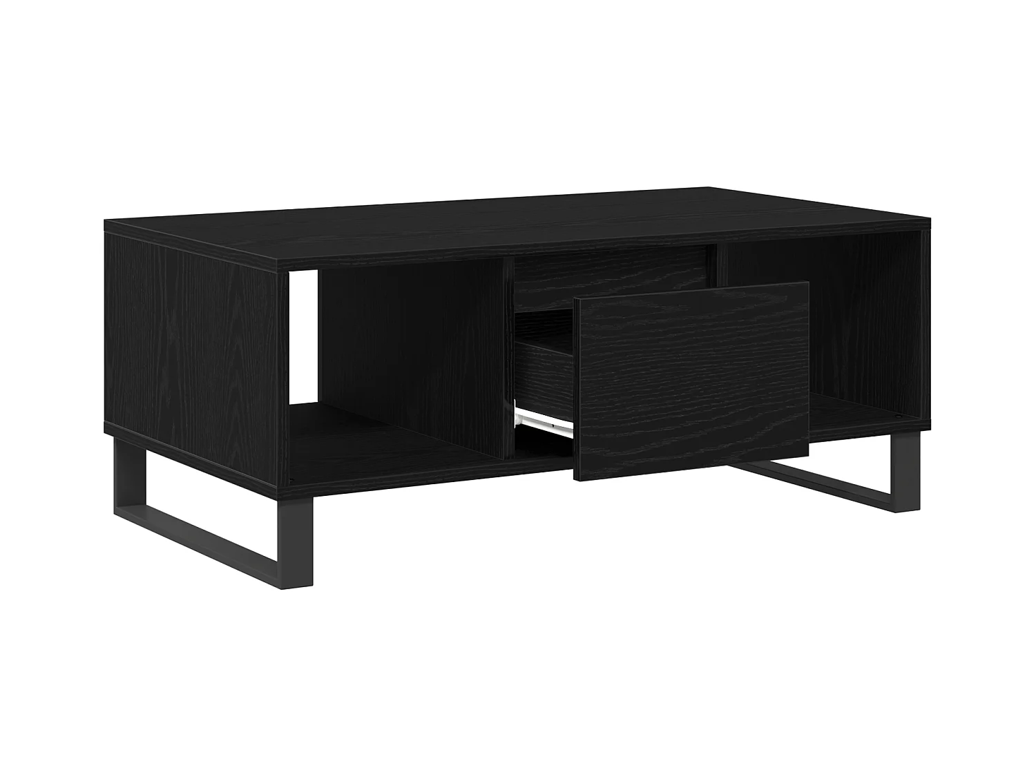 Table basse Chêne noir 90x50x36,5 cm Bois reconstitué