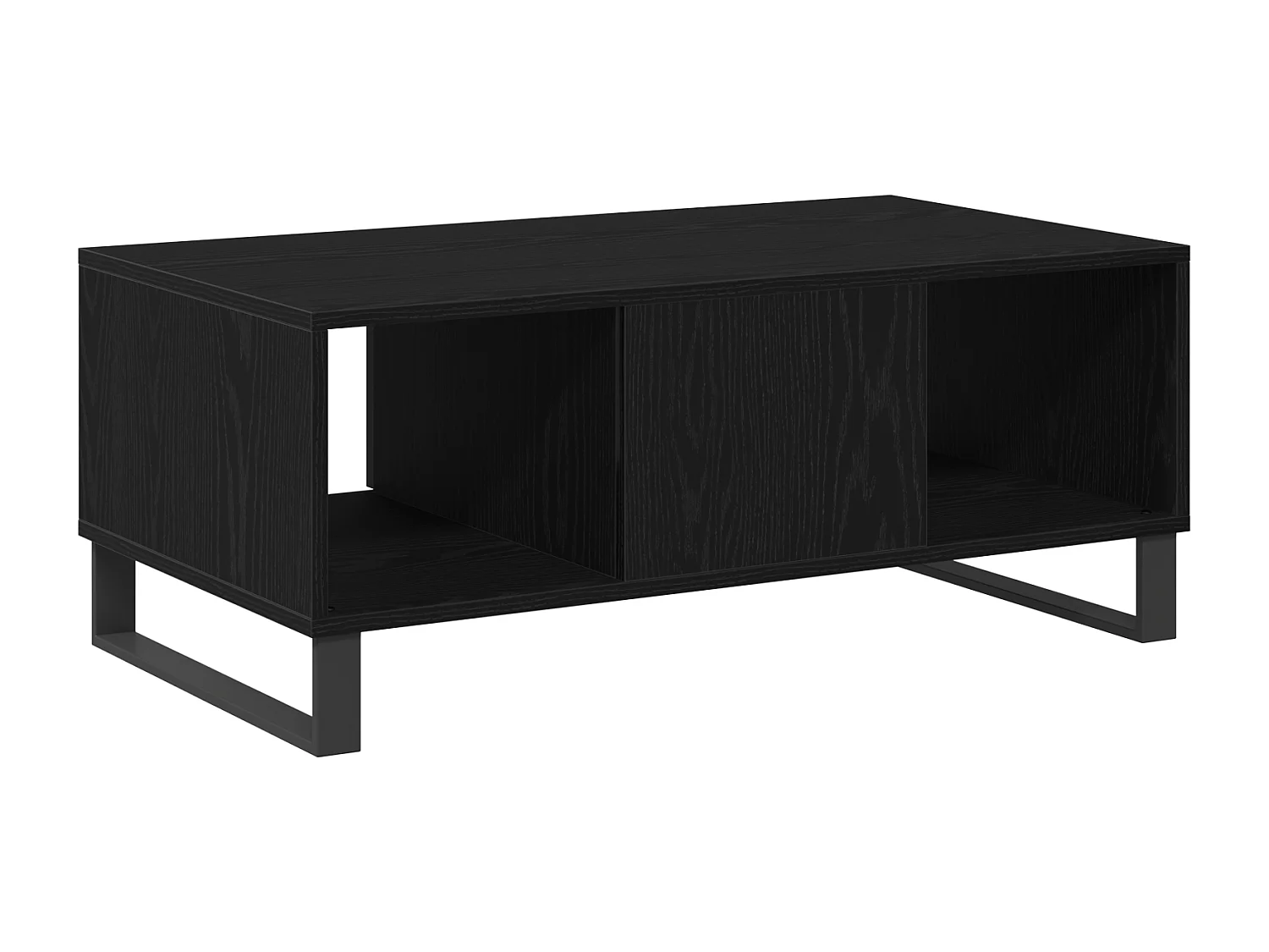 Table basse Chêne noir 90x50x36,5 cm Bois reconstitué