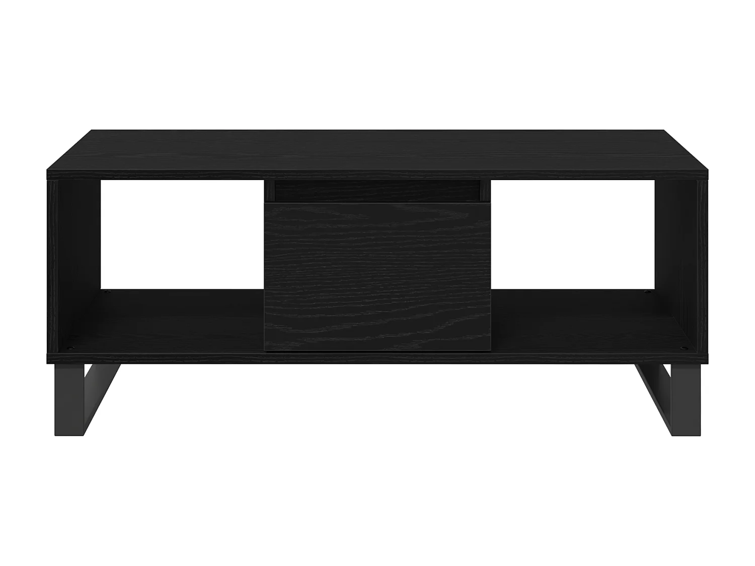 Table basse Chêne noir 90x50x36,5 cm Bois reconstitué