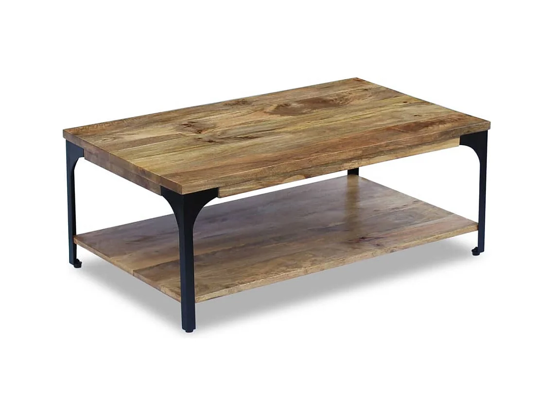 Table basse Bois de manguier 100x60x38 cm