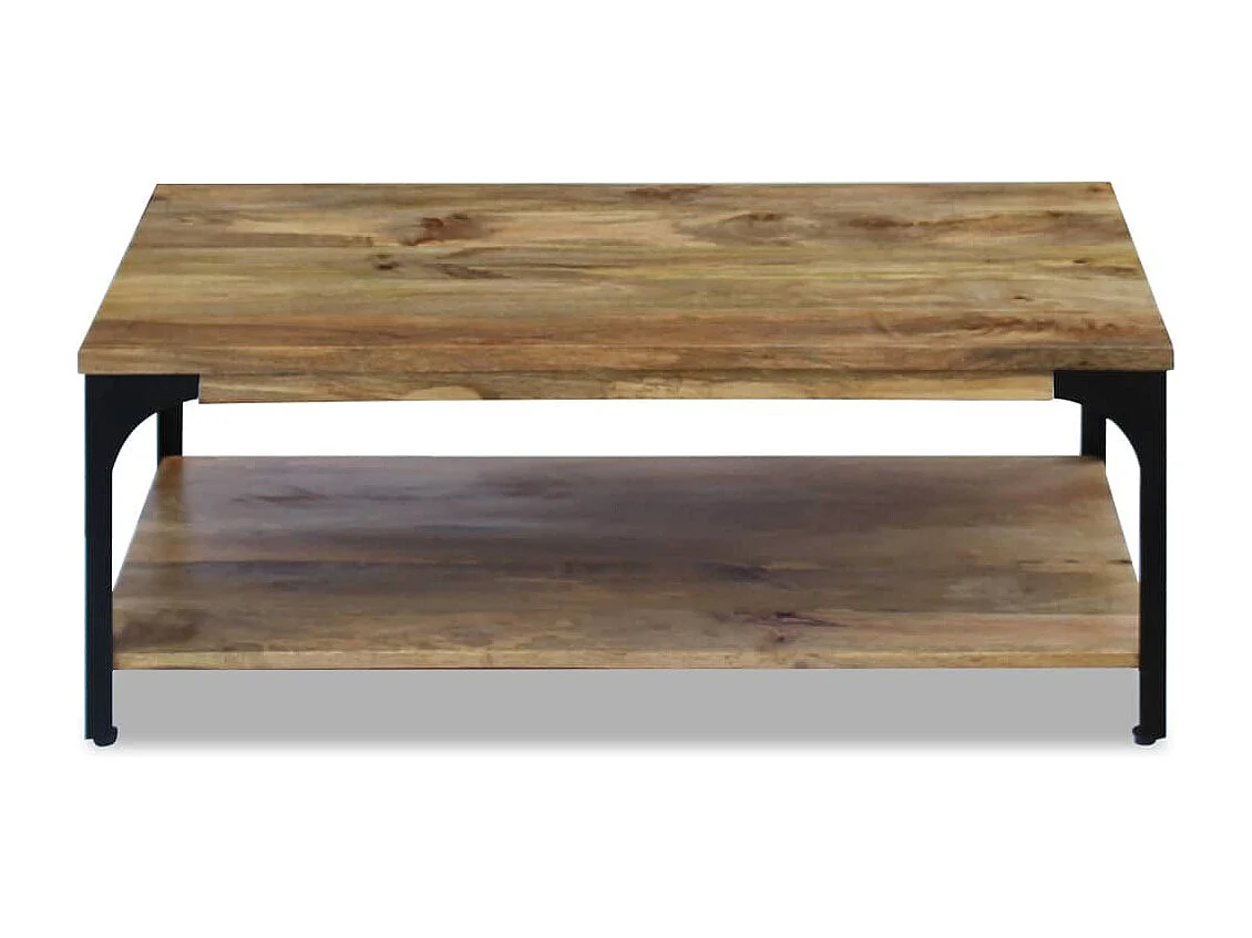 Table basse Bois de manguier 100x60x38 cm