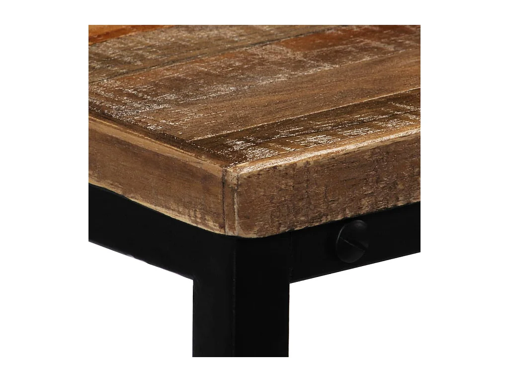 Table console Teck recyclé massif 90 x 30 x 76 cm