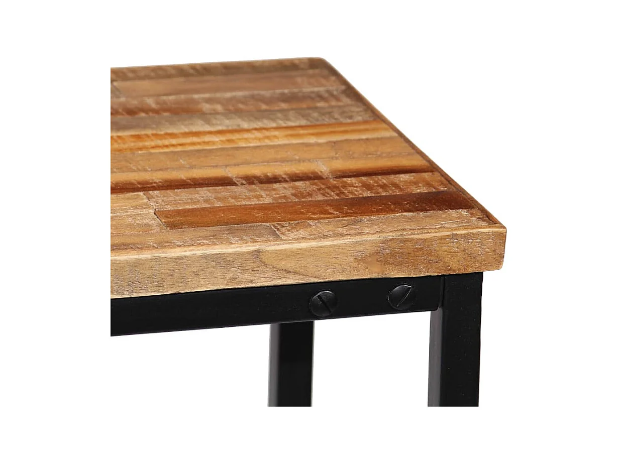 Table console Teck recyclé massif 90 x 30 x 76 cm
