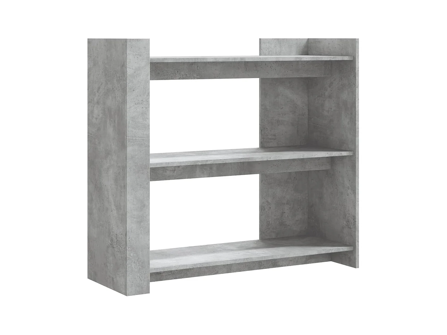 Consoletafel betongrijs 100x35x90 cm bewerkt hout