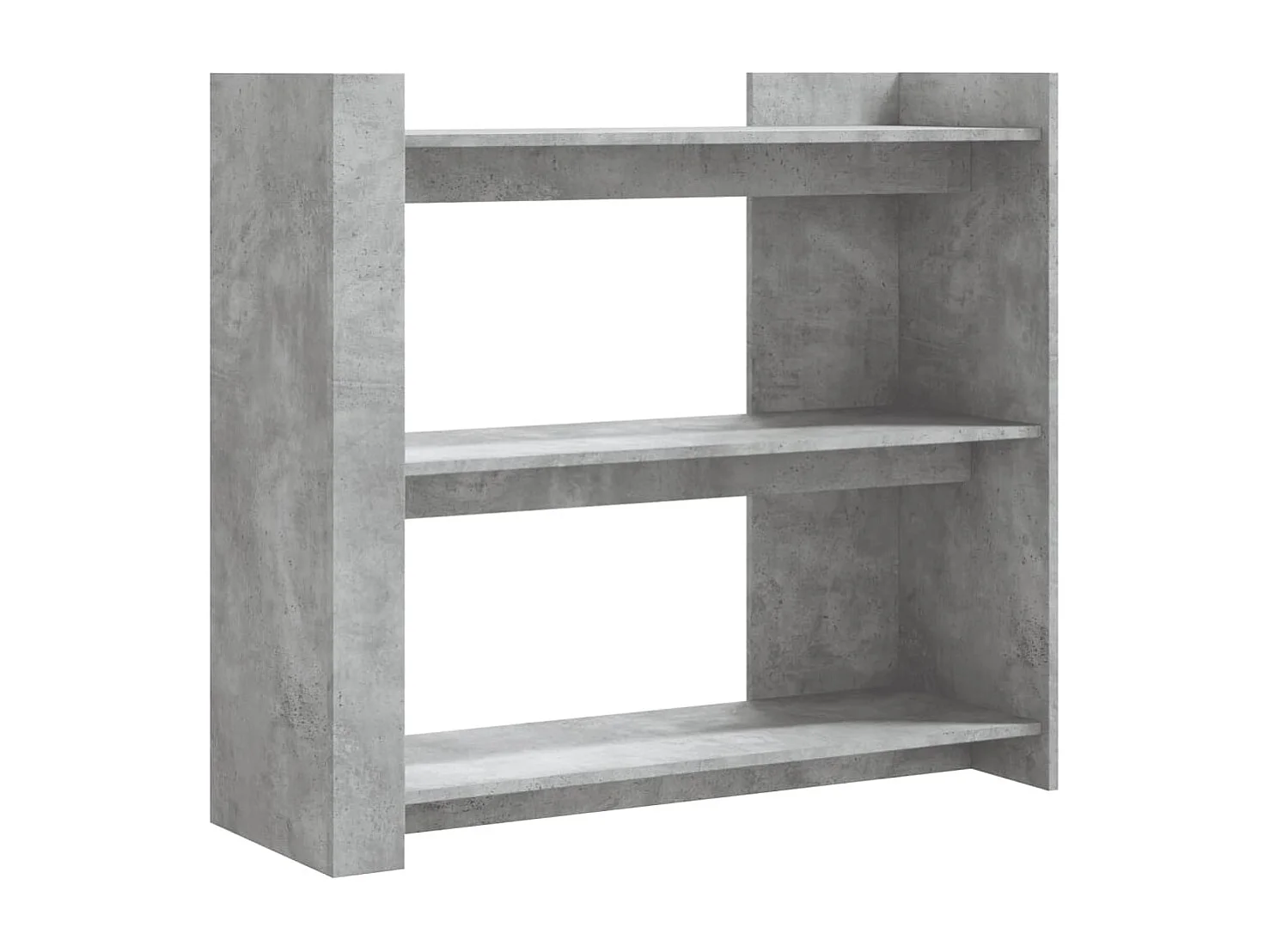 Mesa consola gris hormigón 100x35x90 cm madera de ingeniería