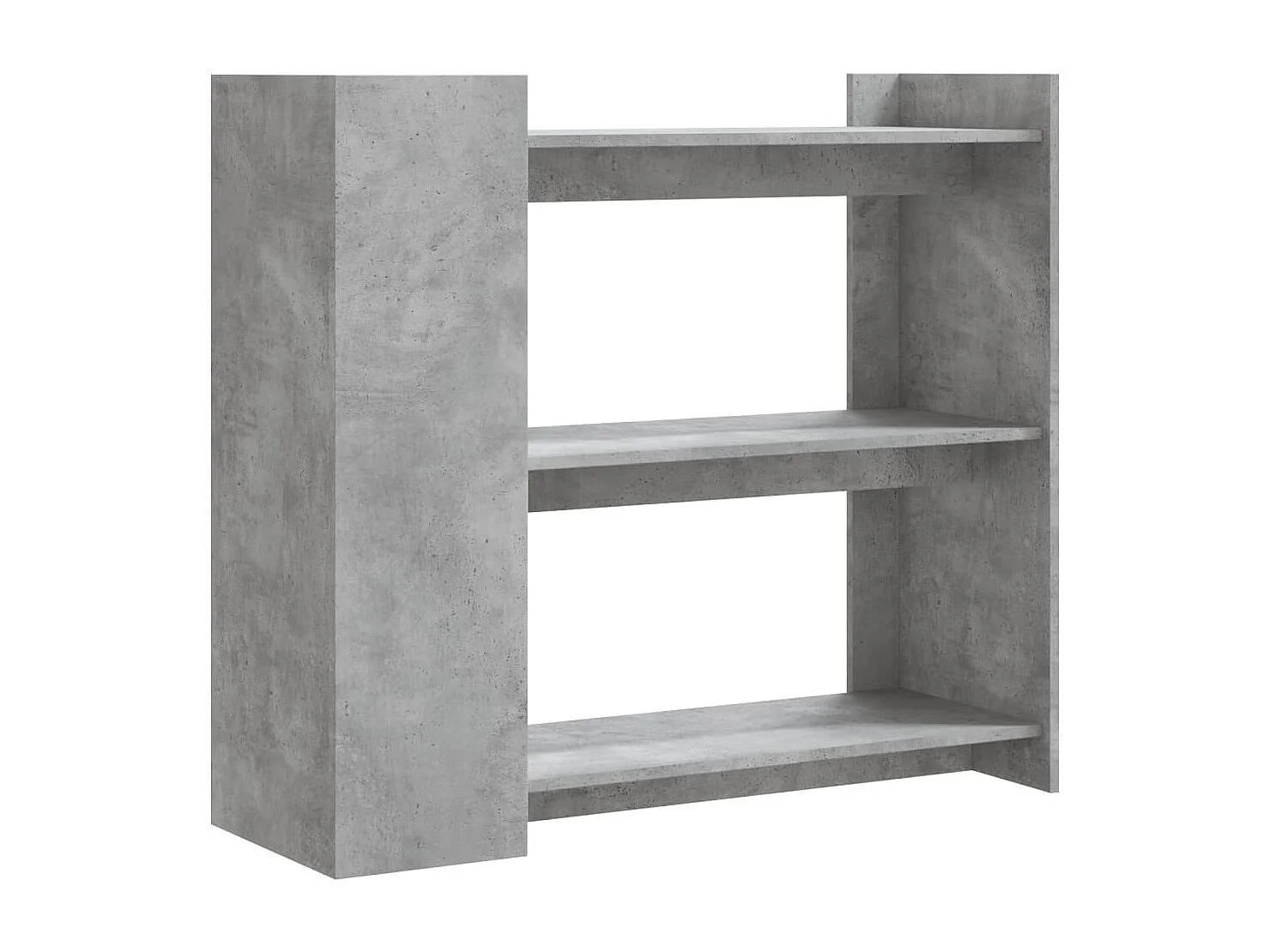 Mesa consola gris hormigón 100x35x90 cm madera de ingeniería