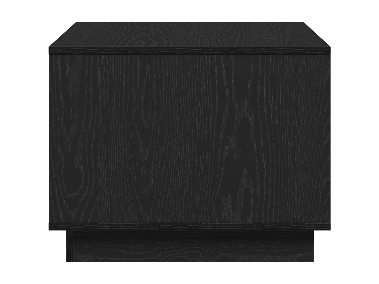 Table basse en chêne noir 55x55x42 cm en bois d'ingénierie