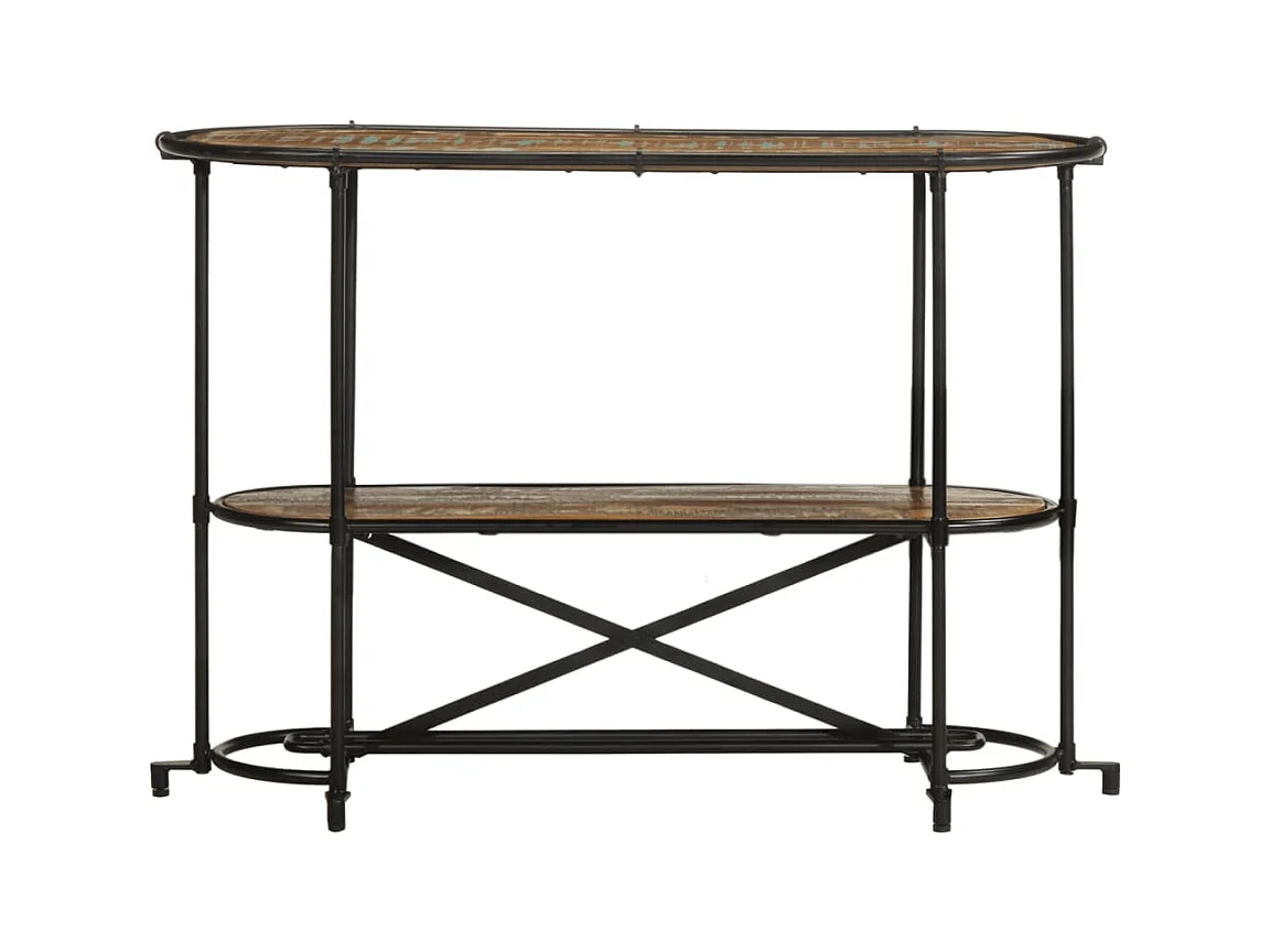 Table console 110x42x76 cm bois massif de récupération