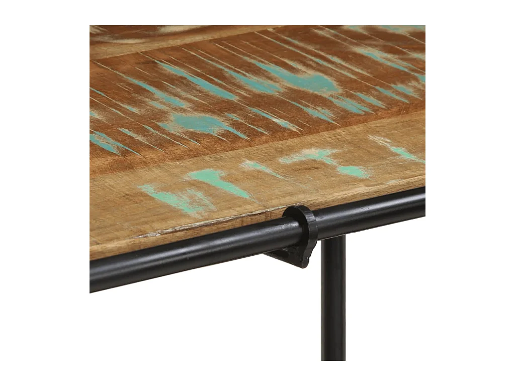 Table console 110x42x76 cm bois massif de récupération