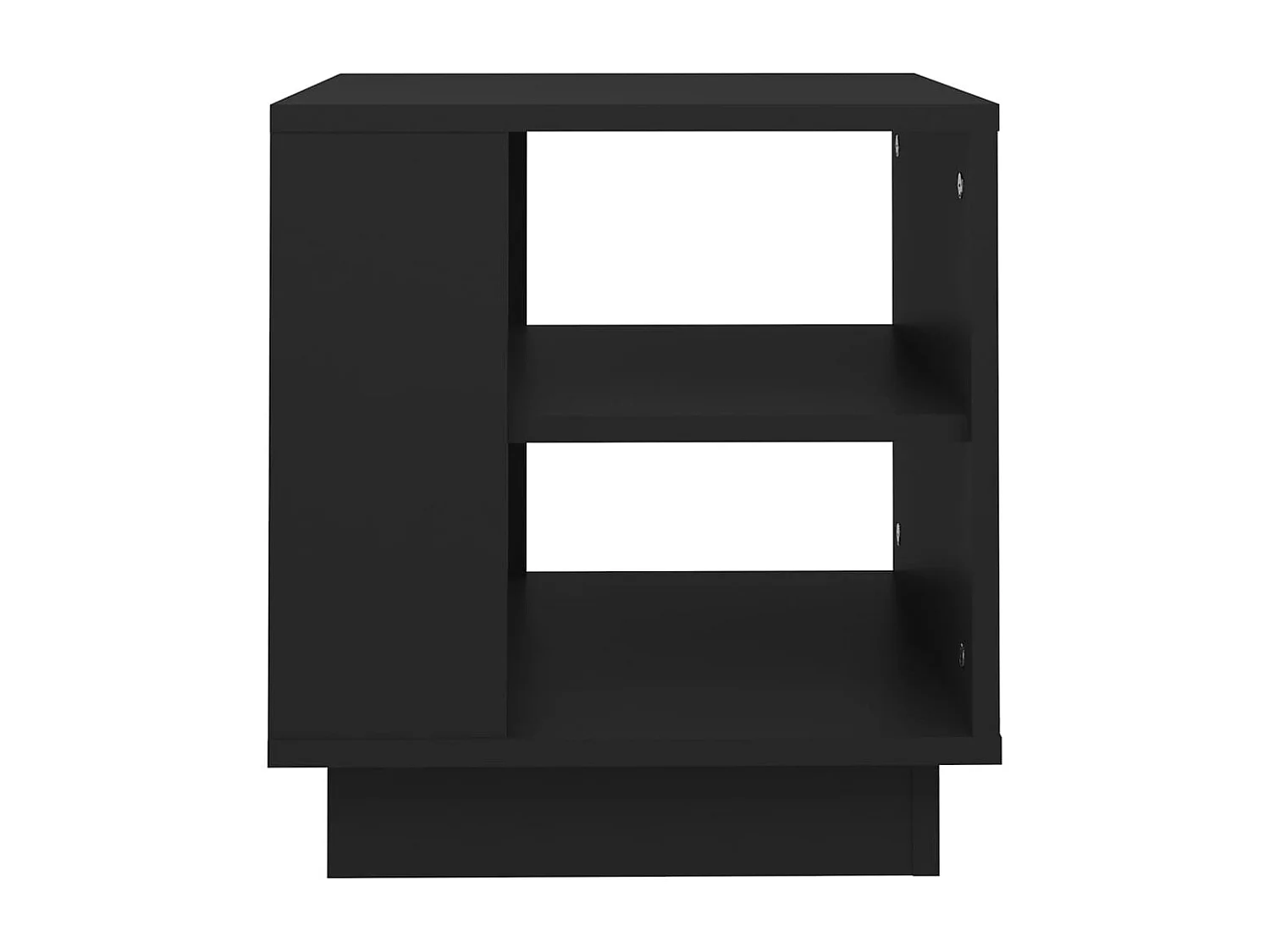 Table basse Noir 40x40x43 cm Bois d'ingénierie