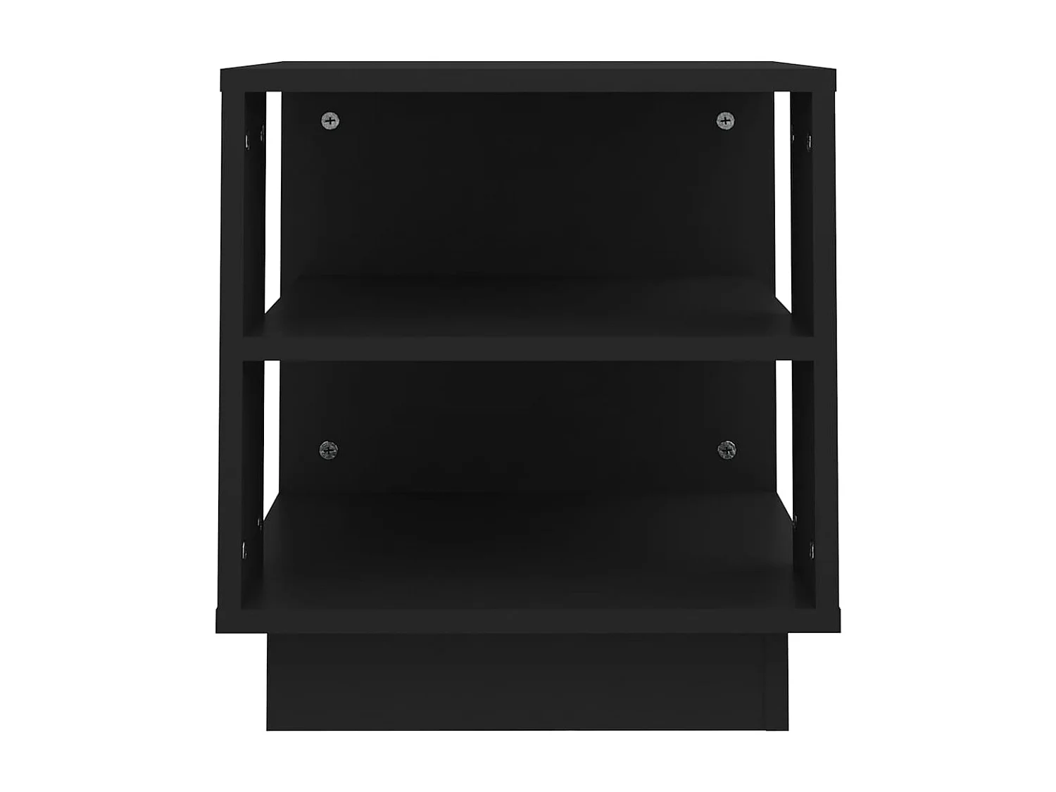 Table basse Noir 40x40x43 cm Bois d'ingénierie