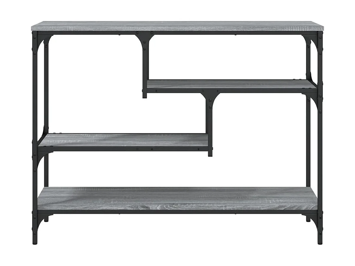 Mesa consola Sonoma gris 100x30x75 cm madera de ingeniería