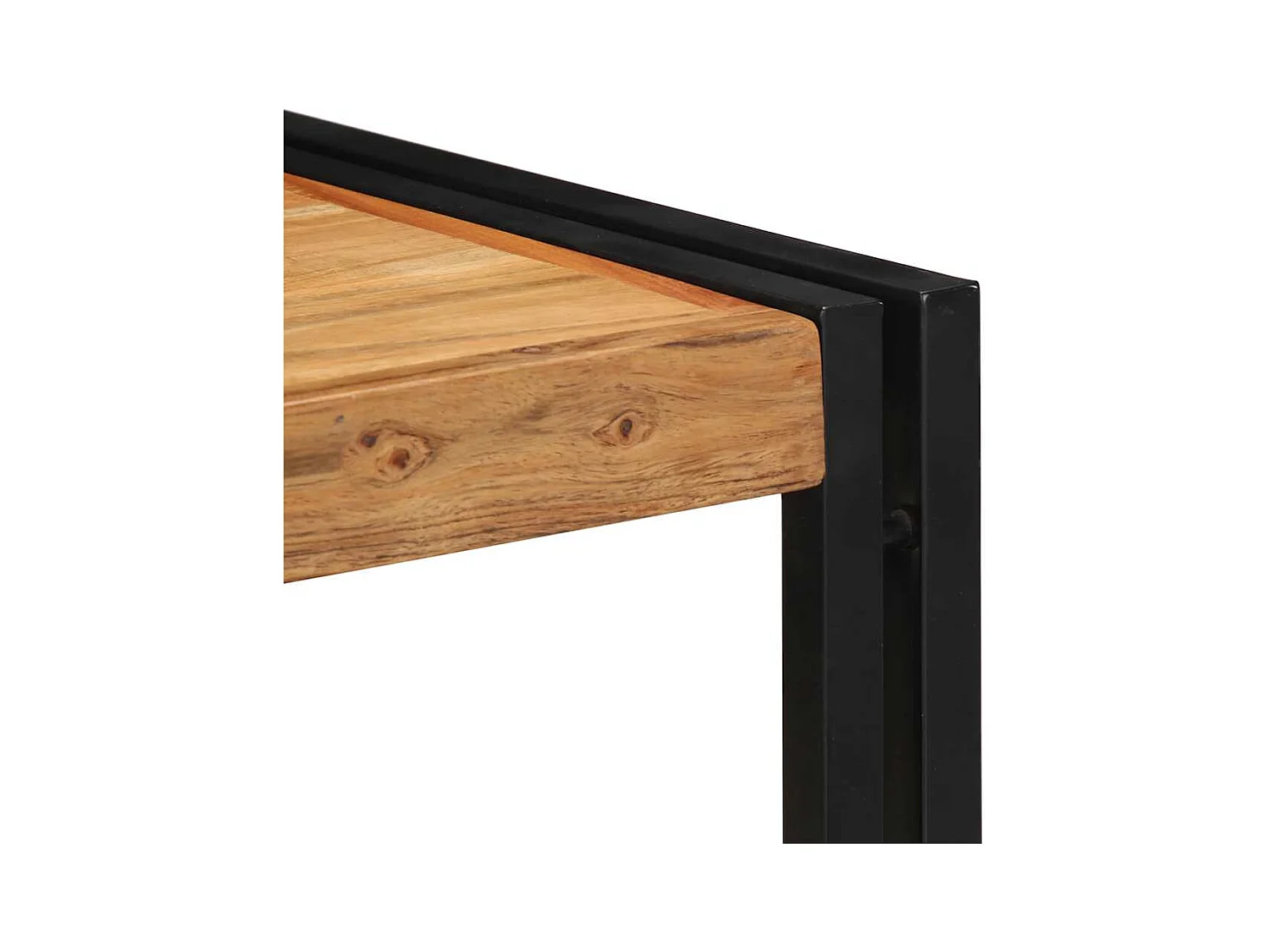 Table basse 40x40x35 cm bois massif acacia