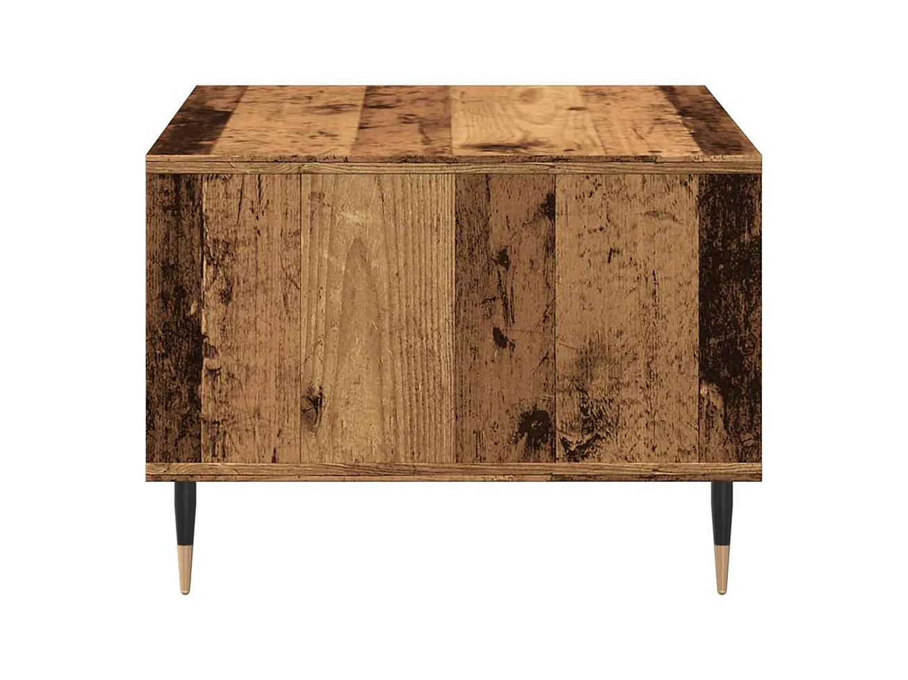 Table basse vieux bois 60x50x36,5 cm bois d'ingénierie