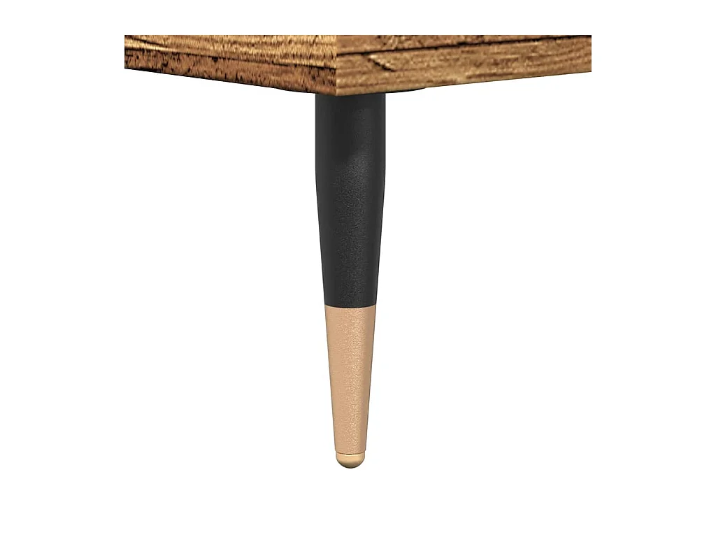 Table basse vieux bois 60x50x36,5 cm bois d'ingénierie