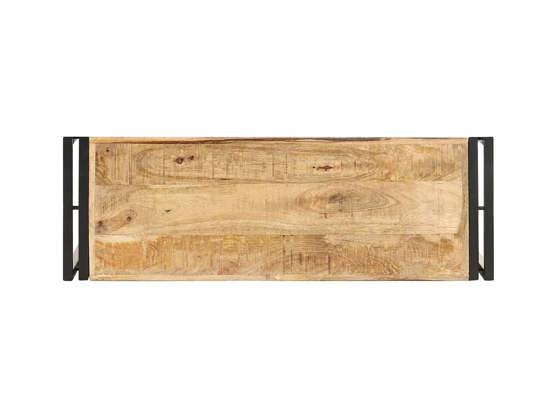 Table console 90x30x75 cm Bois de manguier brut