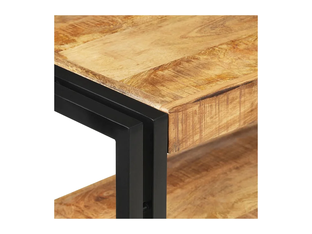 Table console 90x30x75 cm Bois de manguier brut