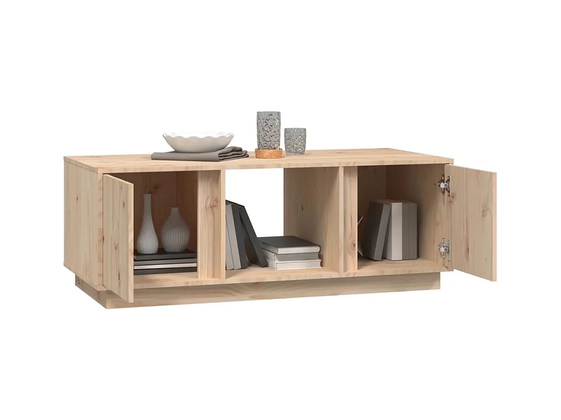 Table basse 110x50x40 cm Bois massif de pin