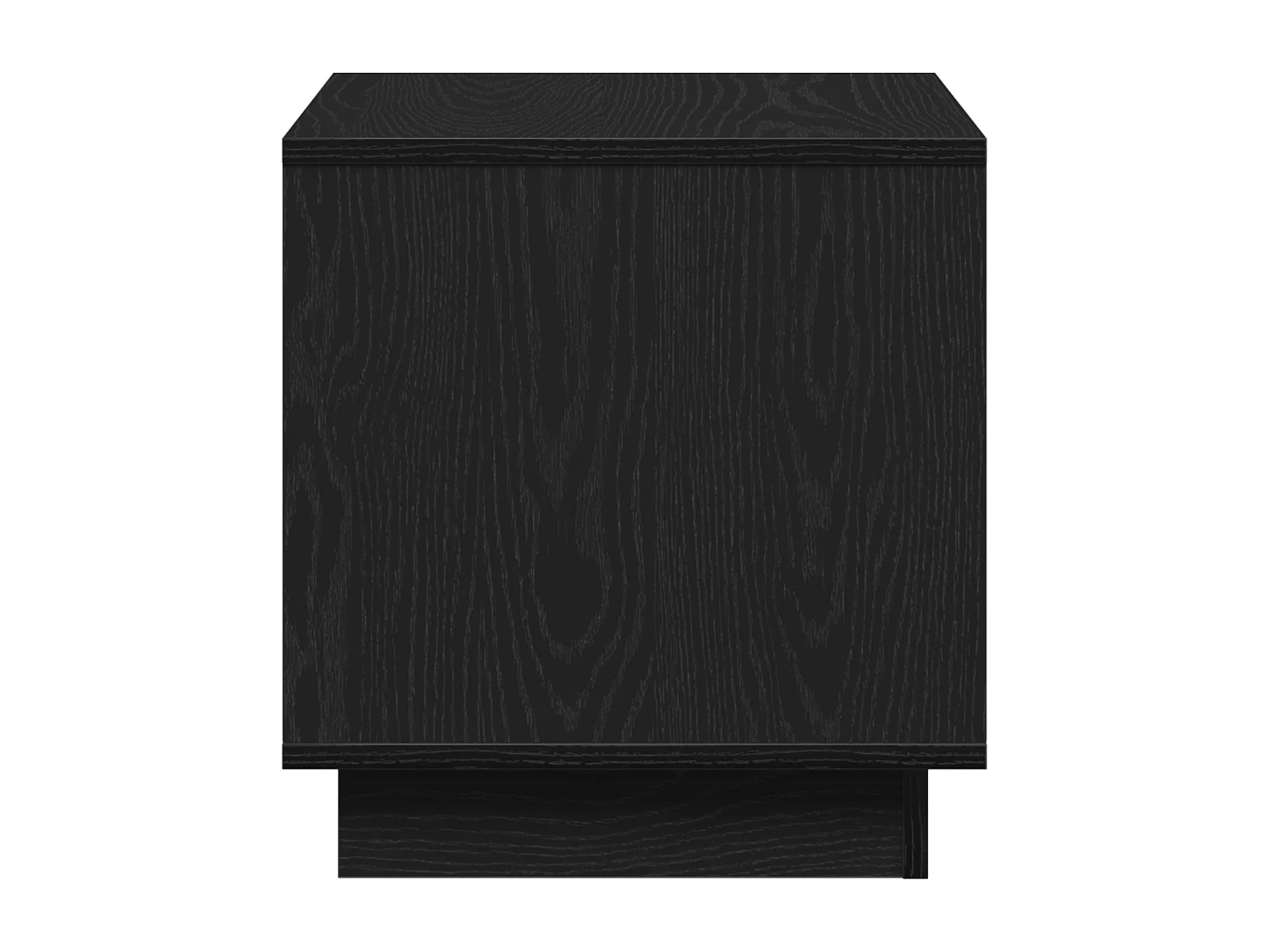 Tavolino da caffè in rovere nero 40x40x43 cm in legno ingegnerizzato