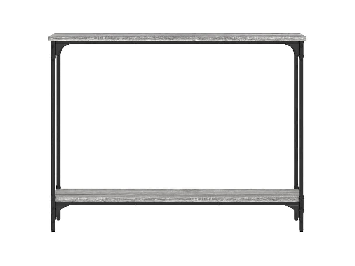Sonoma grijze consoletafel 100x22,5x75 cm bewerkt hout