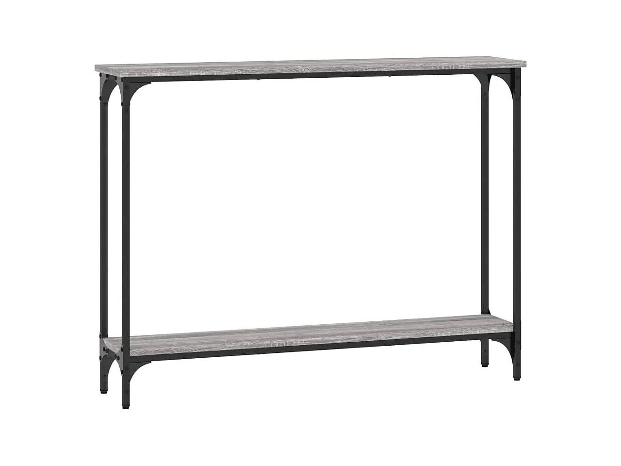 Sonoma grijze consoletafel 100x22,5x75 cm bewerkt hout